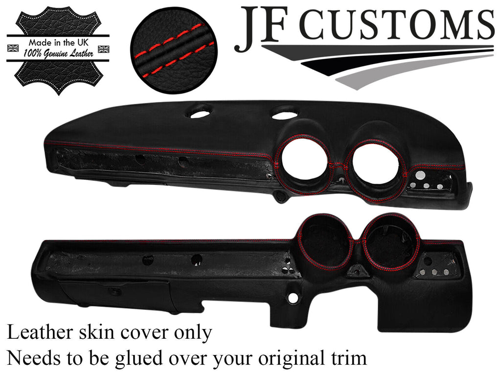 RED STITCHING DASH DASHBOARD LEATHER COVER FITS ALFA ROMEO GT JUNIOR CUSTOM NEW