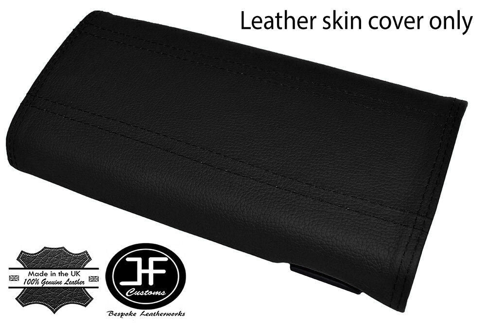 BLACK LEATHER ARMREST COVER FOR MAZDA MX5 MK1 NA 1989-1998 CUSTOM NEW MADE IN UK