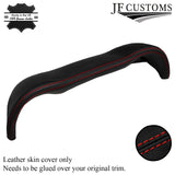 FITS MERCEDES W113 SL RED STITCH DASHBOARD BINNACLE LEATHER SKIN COVER