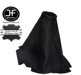 BLACK STITCH LEATHER HI LOW TRANSFER GAITER FOR LAND ROVER DISCOVERY 96-04