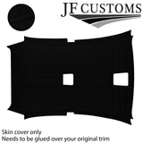 BLACK STITCH SUEDE ROOF HEADLINER COVER FOR BMW E81 04-13 HATCHBACK 3DR