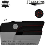 RED STITCH 2X FRONT DOOR CARD TRIM + ARMREST COVER FOR RANGE ROVER L494 13-21