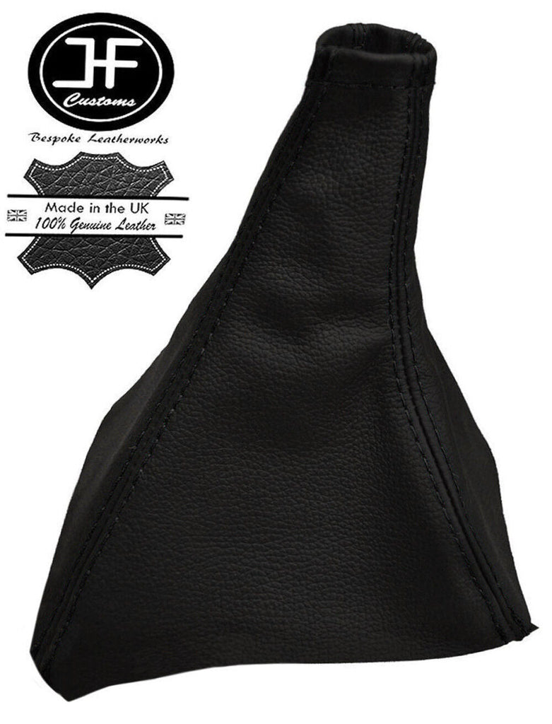 BLACK STITCH LEATHER GEAR GAITER FITS FORD SIERRA RS COSTWORTH 1987-1993