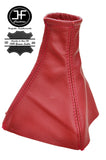 RED REAL LEATHER MANUAL GEAR STICK GAITER FITS OPEL VAUXHALL CORSA C 00-06