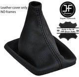 BLACK STITCHING MANUAL REAL LEATHER GEAR GAITER FITS BMW 5 SERIES E28 1981-1987