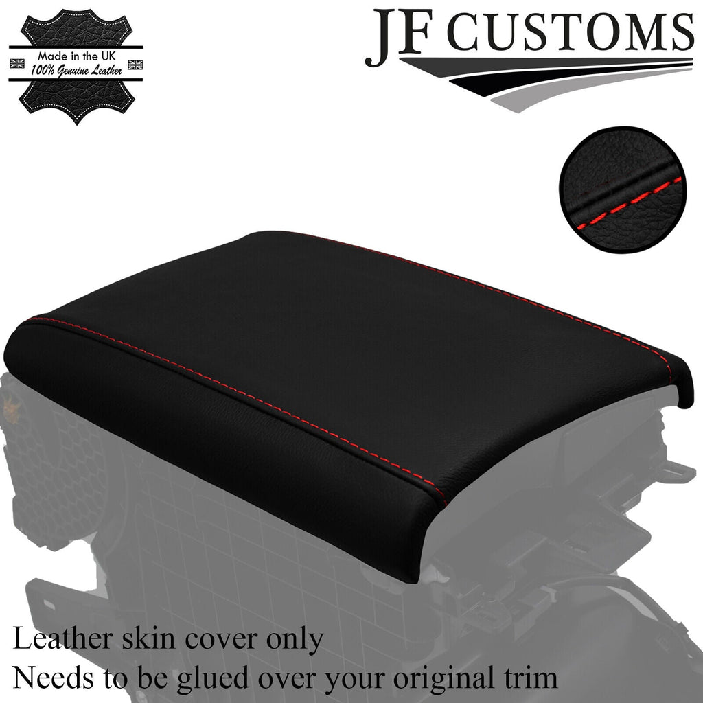 RED STITCH ITALIAN LEATHER ARMREST LID COVER FOR LEXUS RX 450H 2016-2021