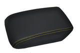 FITS AUDI  A3 A4 04-2009 yellow stitching LEATHER ARMREST COVER CUSTOM NEW