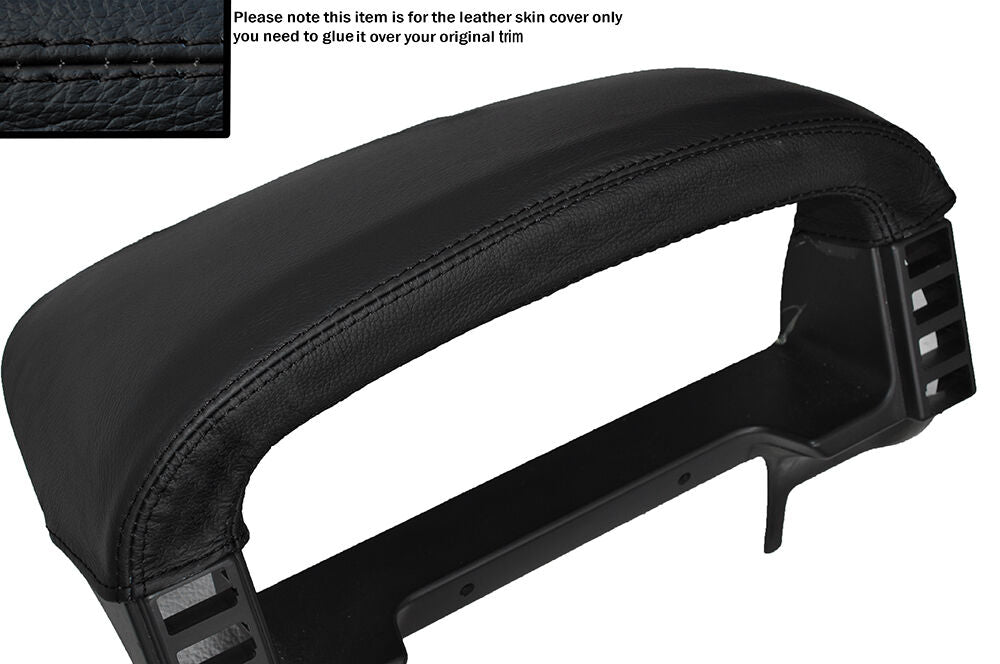 BLACK STITCH SPEEDO BINNACLE LEATHER SKIN COVER FITS LAND ROVER DISCOVERY 96-04