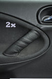 FITS ROVER 200 25 MG ZR 2X DOOR HANDLE COVERS black CUSTOM NEW MADE IN UK