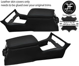 BLACK STITCH CONSOLE & ARMREST LEATHER COVERS FOR JAGUAR DAIMLER XJ6 SERIES 2