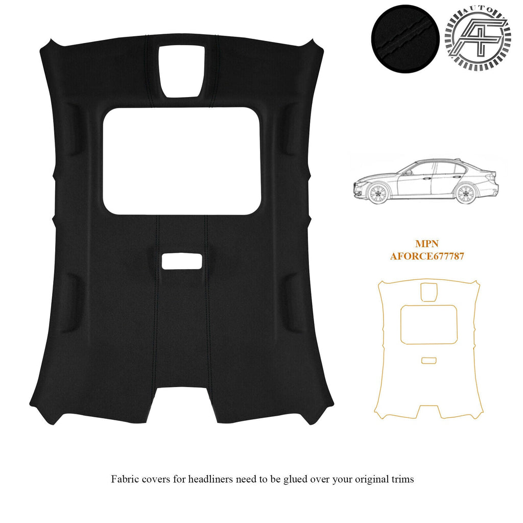 LUXE SUEDE HEADLINER SUNROOF COVER FITS BMW 3 SERIES F30 F31 2012-2016