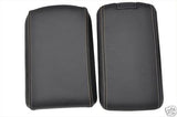 FITS MAZDA RX8 ARMREST 2 X  LID COVERS LEATHER CREAM ST CUSTOM NEW MADE IN UK