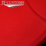 RED ITALIAN LEATHER TOP DASHBOARD COVER FOR JAGUAR XF X250 MK1 08-11 CUSTOM NEW