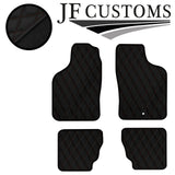 BROWN DIAMOND VINYL 4X TAILORED FLOOR CARPETS FOR SAAB 900 CONVERTIBLE 94-98