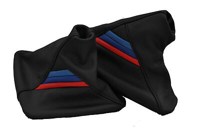 FITS BMW E30 318 316 320 325 LEATHER TRI  STRIPES GAITERS CUSTOM NEW MADE IN UK