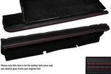 RED STITCH UNDER DASH STORAGE TRAY LEATHER SKIN COVERS FITS PORSCHE 928 S2 S4