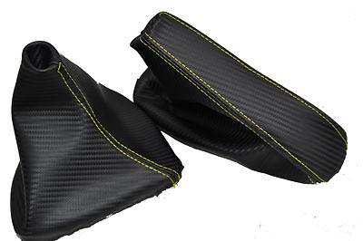 FITS BMW E30 E34 E36 E46 Z3 E60 E90 E87 CARBON FIBER YELLOW CUSTOM NEW