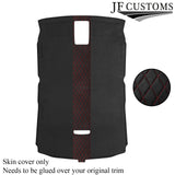 DSG2 RED STITCH D GREY LUXE SUEDE HEADLINER COVER FOR AUDI A4 B7 04-09 SALOON