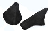BLACK STITCH FITS TOYOTA SUPRA MKIV MK4 1993-2002 SUEDE GEAR HANDBRAKE SET