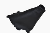 BLACK STITCHING FITS AUDI A3 2003-2012 GEAR GAITER REAL LEATHER CUSTOM NEW