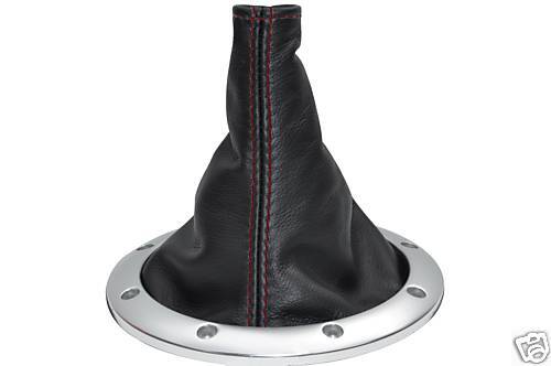 FITS AUDI TT LEATHER GEAR GAITER SHIFT BOOT D RED ST 98-06 CUSTOM NEW MADE IN UK