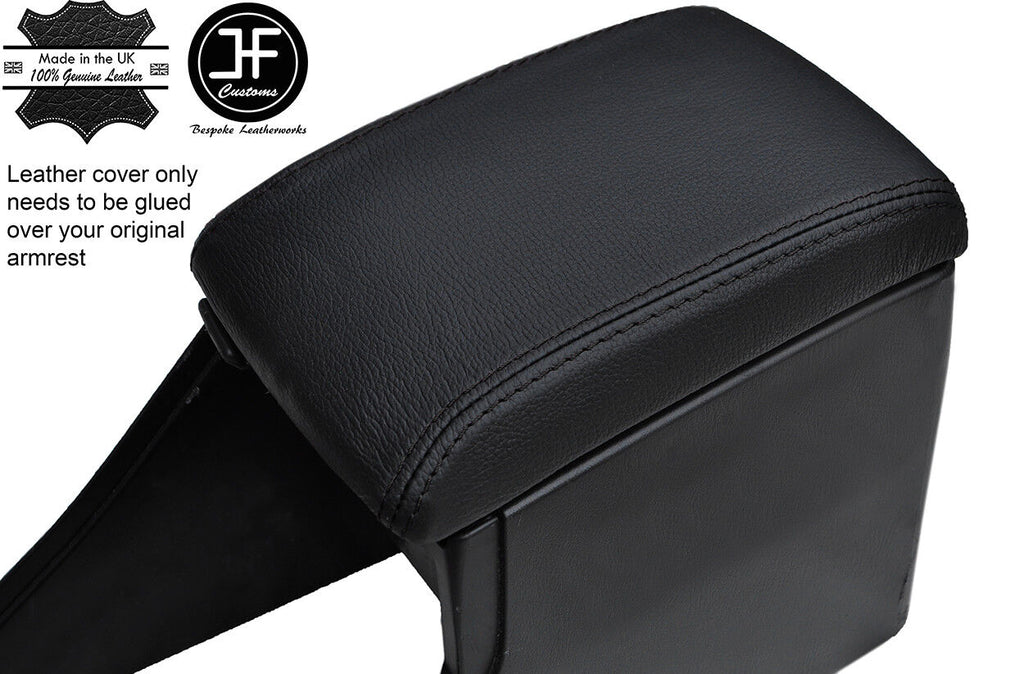 BLACK STITCH REAL LEATHER ARMREST COVER FITS SUBARU IMPREZA WRX STI 1998-2000