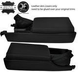 BLACK STITCH CONSOLE+ARMREST+HANDBRAKE LEATHER COVERS FITS NISSAN 300ZX 90-96
