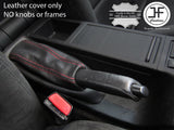RED STITCHING PERFORATED LEATHER HANDBRAKE GAITER FITS BMW E36 E46 1991-2005