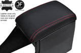 RED STITCHING REAL LEATHER ARMREST COVER FITS SUBARU IMPREZA WRX STI 92-98