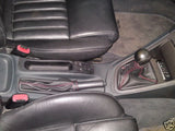98-05 FITS ALFA ROMEO 156 GAITERS SET LEATHER RED ST NEW CUSTOM NEW MADE IN UK