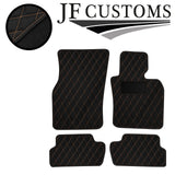 BEIGE DIAMOND STITCH VINYL 4X TAILORED FLOOR CARPETS FOR BMW MINI F56 13-21 JF1