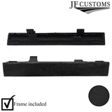 BLACK SUEDE CUP HOLDER BLANK TRIM COVER + FRAME FITS VW GOLF MK4 98-05