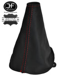 RED  STITCHING REAL LEATHER MANUAL GEAR GAITER FITS FORD KA 1994-2008 CUSTOM NEW