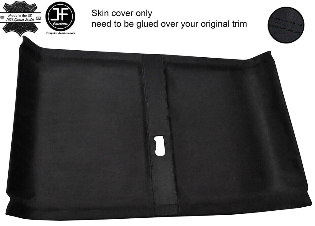 BLACK STITCH REAR ROOF HEADLINING LUXE SUEDE COVER FOR DEFENDER 110 SW