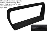 BLACK STITCH SPEEDO SURROUND LEATHER SKIN COVER FITS RANGE ROVER CLASSIC