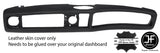 BLACK STITCHING DASH DASHBOARD LEATHER COVER FOR TRIUMPH STAG MK1 MK2 STYLE 2
