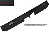 RED STITCH REAR BOOT TRUNK PANEL LEATHER SKIN COVER FITS PORSCHE 928 S2 S4