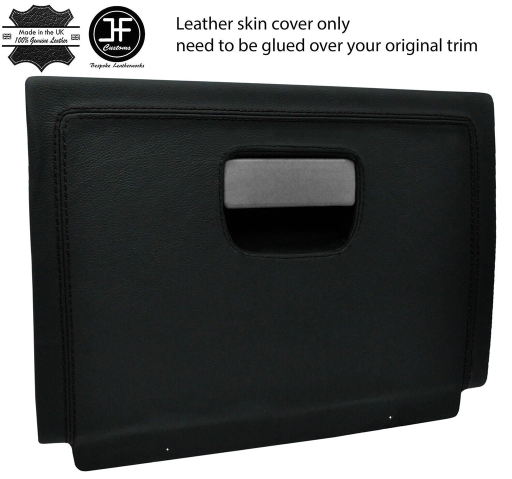 BLACK STITCH LEATHER GLOVE BOX LID LEATHER COVER FITS FORD F150 F-150 2004-2008