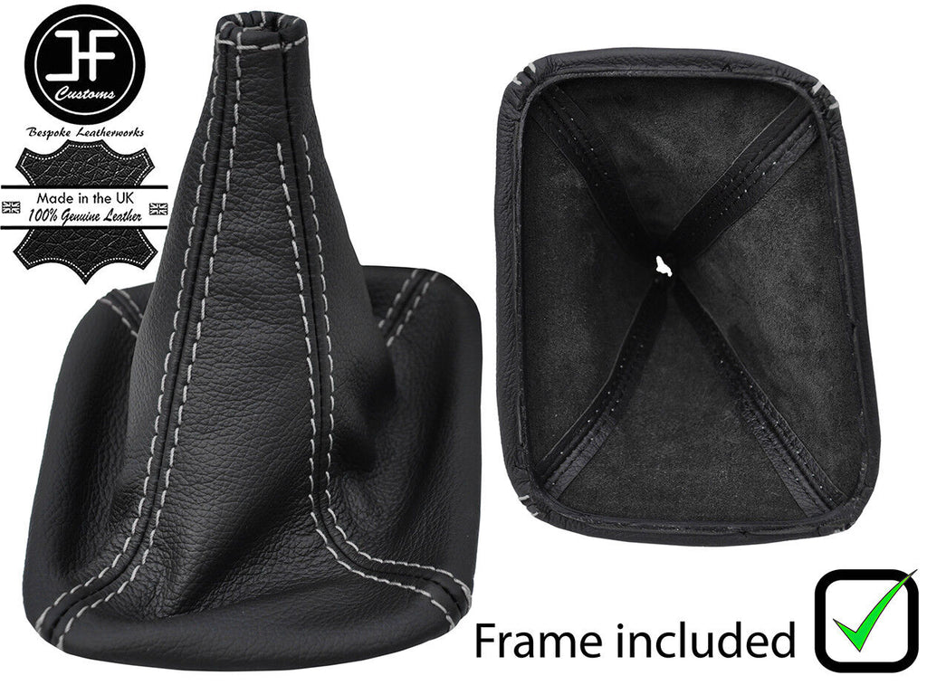 GREY STITCH FOR TOYOTA HILUX 06-16 4WD TRANSFER LEATHER GEAR + PLASTIC FRAME