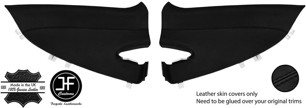 BLACK STITCH 2X REAR QUARTER PANEL LEATHER COVERS FITS CHRYSLER CROSSFIRE 03-08