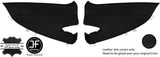 BLACK STITCH 2X REAR QUARTER PANEL LEATHER COVERS FITS CHRYSLER CROSSFIRE 03-08