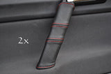 FITS VW POLO 9N / 9N2 02-2009 2 X DOOR HANDLE COVERS red CUSTOM NEW MADE IN UK
