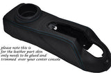 BLUE STITCH FITS BMW MINI ONE COOPER S R50 R53 01-06 CENTRE CONSOLE COVER