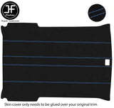 BLUE STITCH LUXE SUEDE HEADLINER ROOF COVER FITS FORD FIESTA MK3 XR2I 3 DOOR