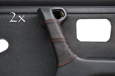 3 SERIES FITS BMW E30 81-91 2X DOOR HANDLE COVERS red CUSTOM NEW MADE IN UK