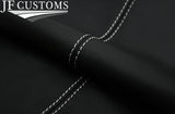 WHITE STITCH ITALIAN LEATHER DASH DASHBOARD COVER FITS ALFA ROMEO MITO 08-17