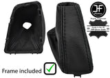 BLACK STITCH LEATHER AUTOMATIC GEAR +PLASTIC FRAME FOR BMW 2 F45 F46 14-18
