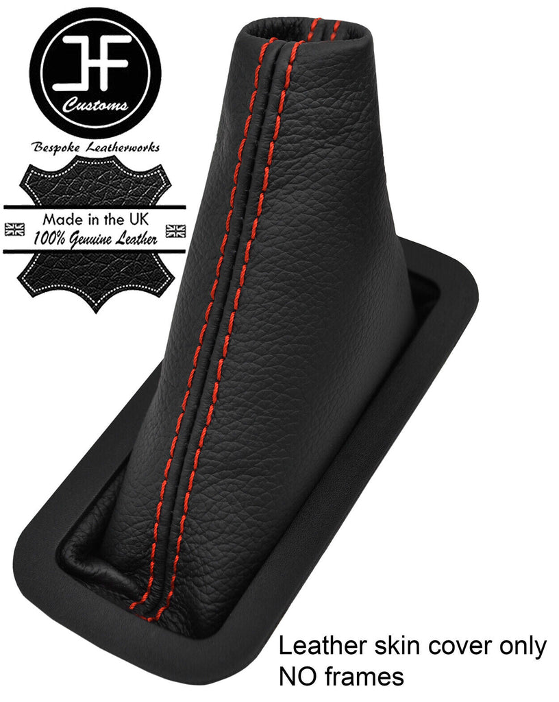 RED STITCH AUTOMATIC REAL LEATHER GEAR GAITER FOR VAUXHALL ASTRA G MK4 98-05