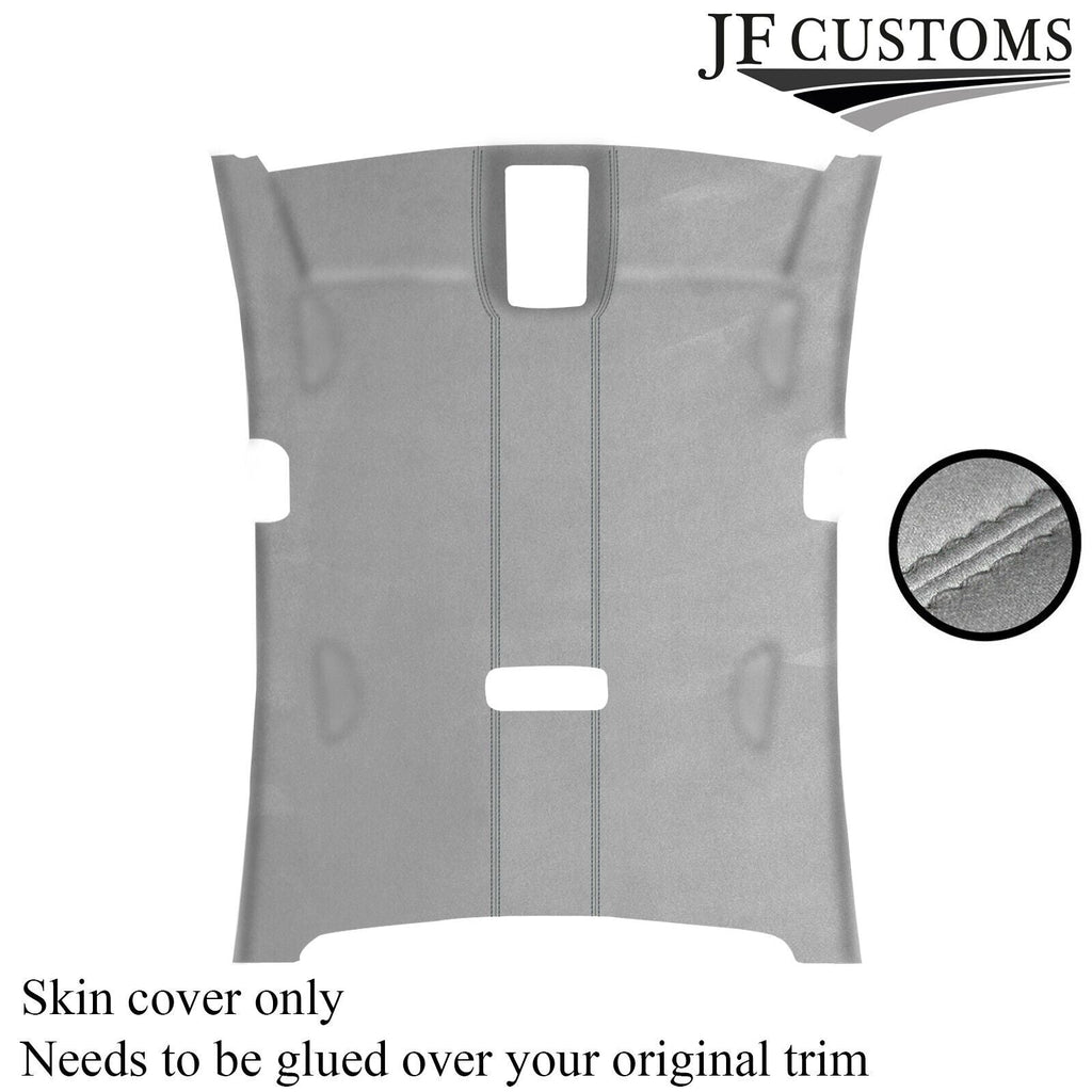 GREY STITCH L GREY LUXE SUEDE HEADLINER COVER FOR VW PASSAT CC 09-17 5 DOOR