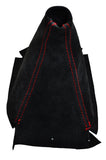 RED STITCH  FITS NISSAN SKYLINE R33 GTS GTR GTST 1993-1998 SUEDE GEAR GAITER